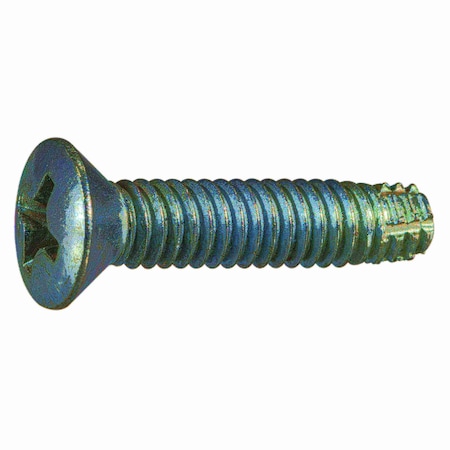 Midwest Fastener Thread Cutting Screw, #8 x 3/4 in, Steel Oval Head Slotted Drive, 36 PK 61516